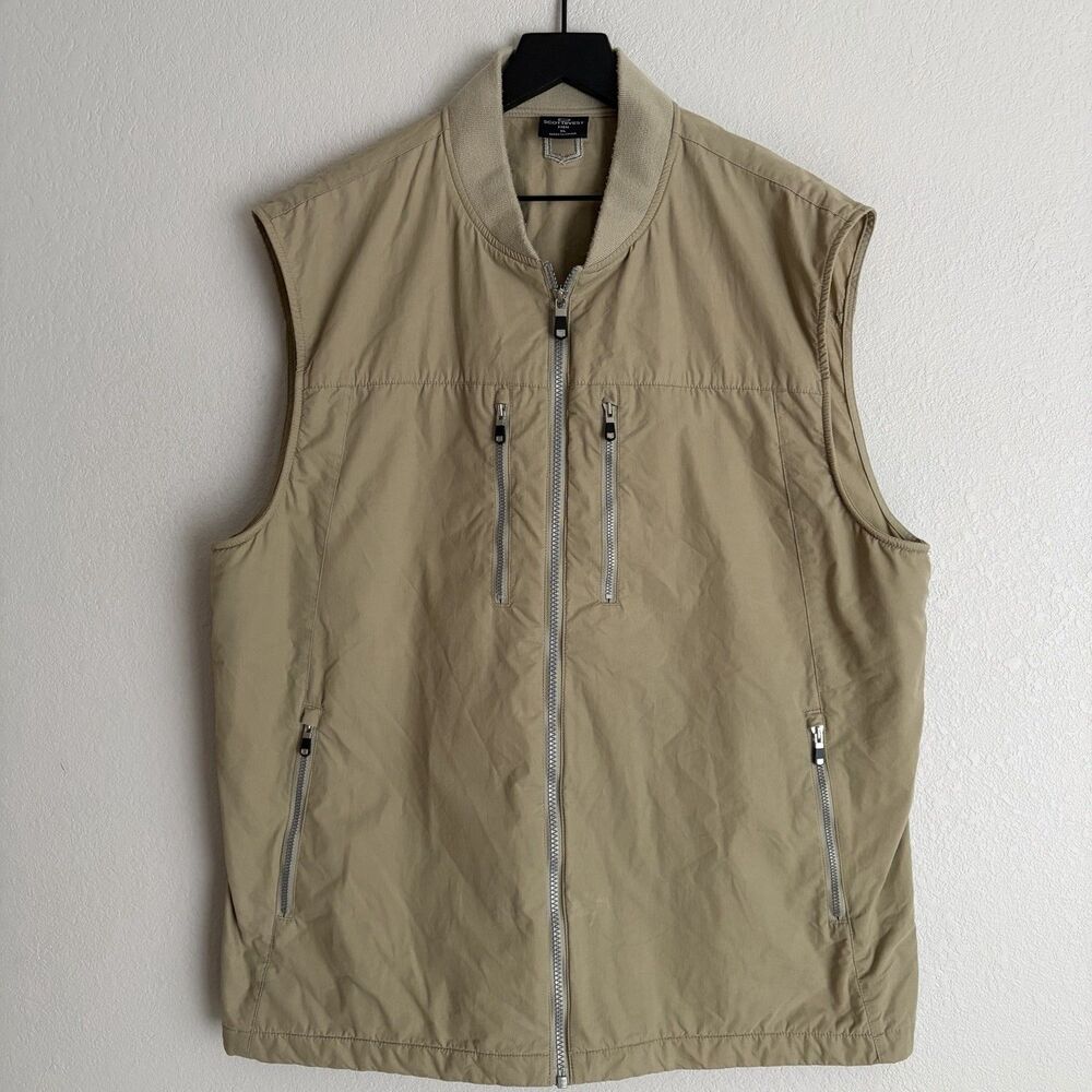 SCOTTeVEST The 101 Vest Mens Size XL Beige